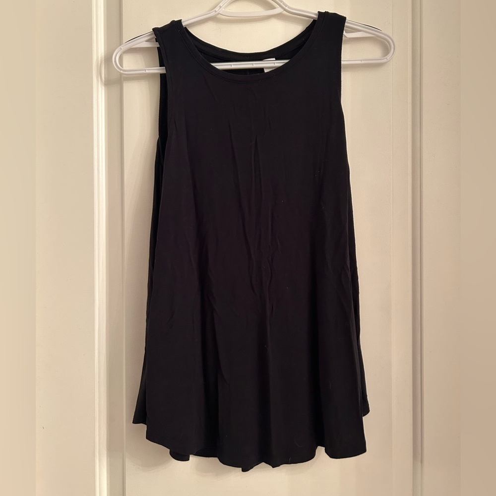 Black stretchy blouse